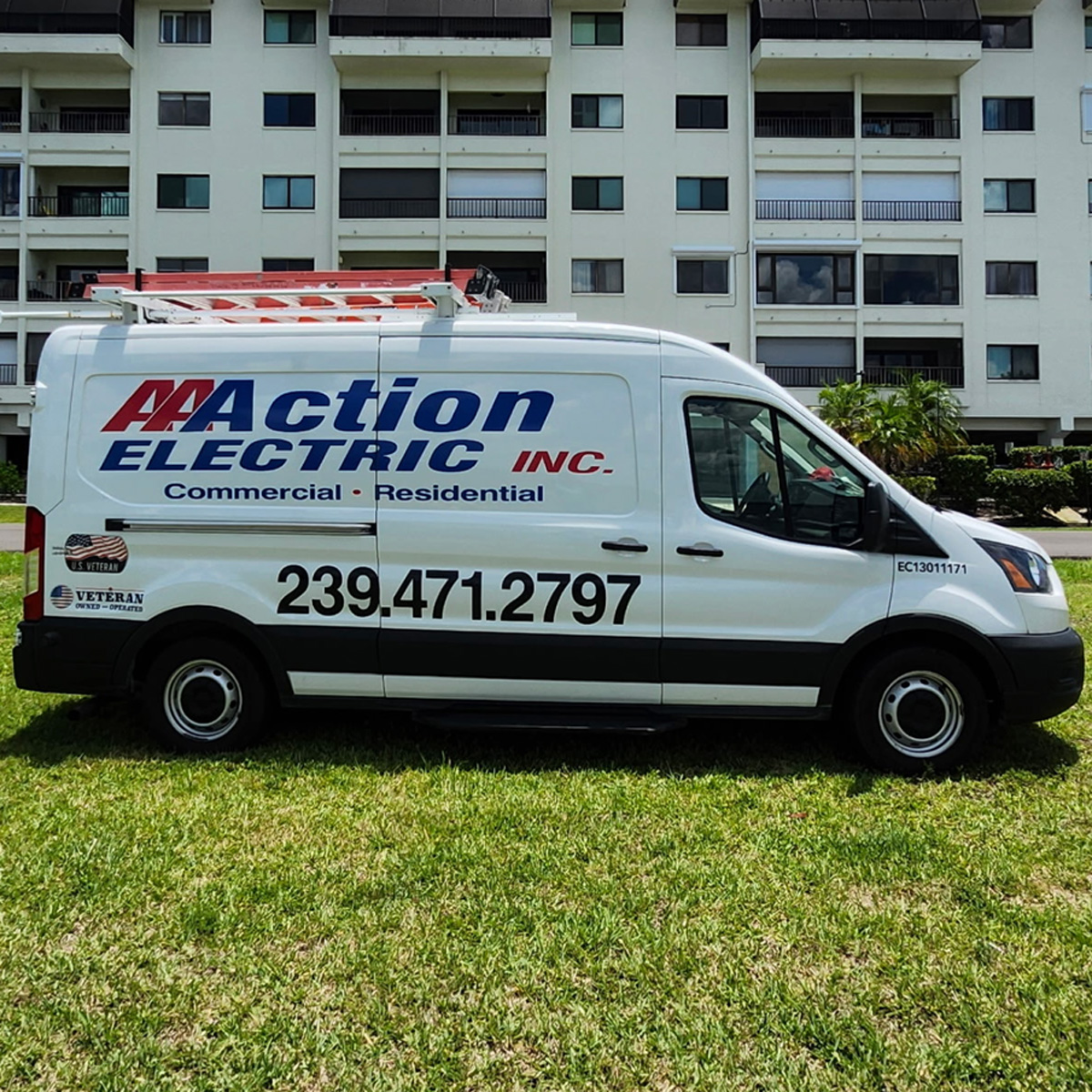 AA Action Company van